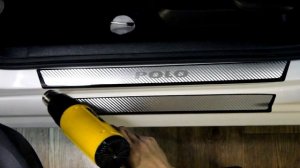 Наклейки на пороги для Volkswagen Polo (Поло)