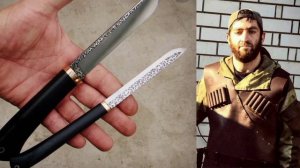 Аланский нож  (бычакъ.бичакъ). Этнический нож Карачаево - Балкарцев.