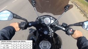 Про обкатку мотоцикла Bajaj pulsar ns 200