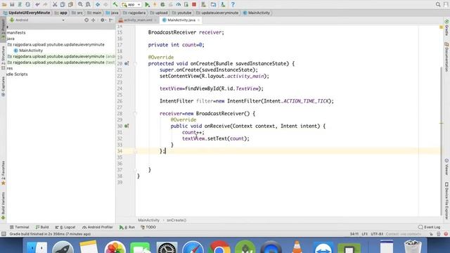 Update UI Every Minute : Android App Development Tutorial #8 in Hindi