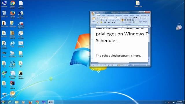 Run a Batch File in Administrative Mode with Task Scheduler смотреть онлайн