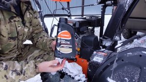 Снегоуборщик PATRIOT, первое ТО и Первая поломка. Затапливаем баню в деревне.