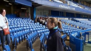 The first time when Romelu Lukaku came to Stamford Bridge