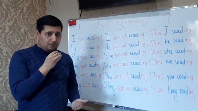 Past continuous | O'tgan davomiy zamon смотреть онлайн