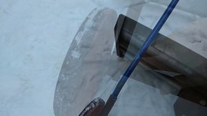 Ручной отвал для уборки снега своими руками.