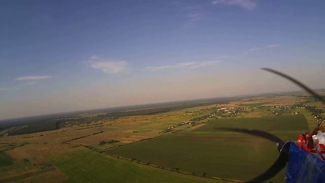 Высотный полет самолета из потолочки без FPV