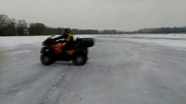 Зимние покатушки на CFmoto 600 и 800