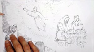 Рисуем Рождество ! Рождество простым карандашом .