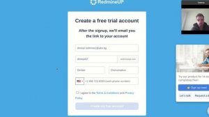 How to create free Redmine account