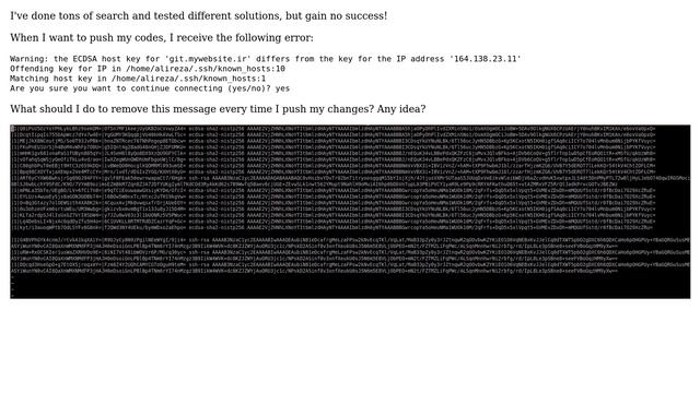 Ubuntu: How to remove offending key in git when you try to push your changes? смотреть онлайн