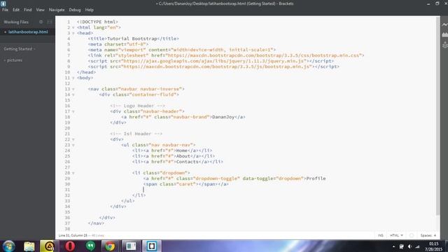 BOOTSTRAP Tutorial Bahasa Indonesia - [7] Dropdown pada Navbar смотреть онлайн