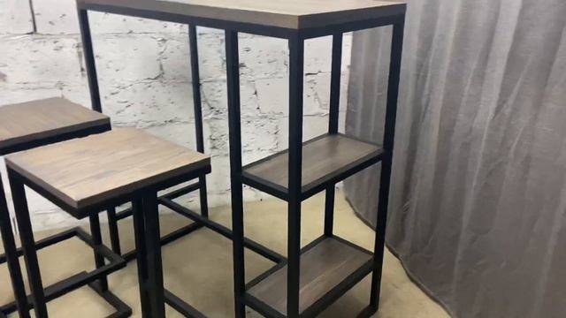 Барный стол, барные стулья смотреть онлайн