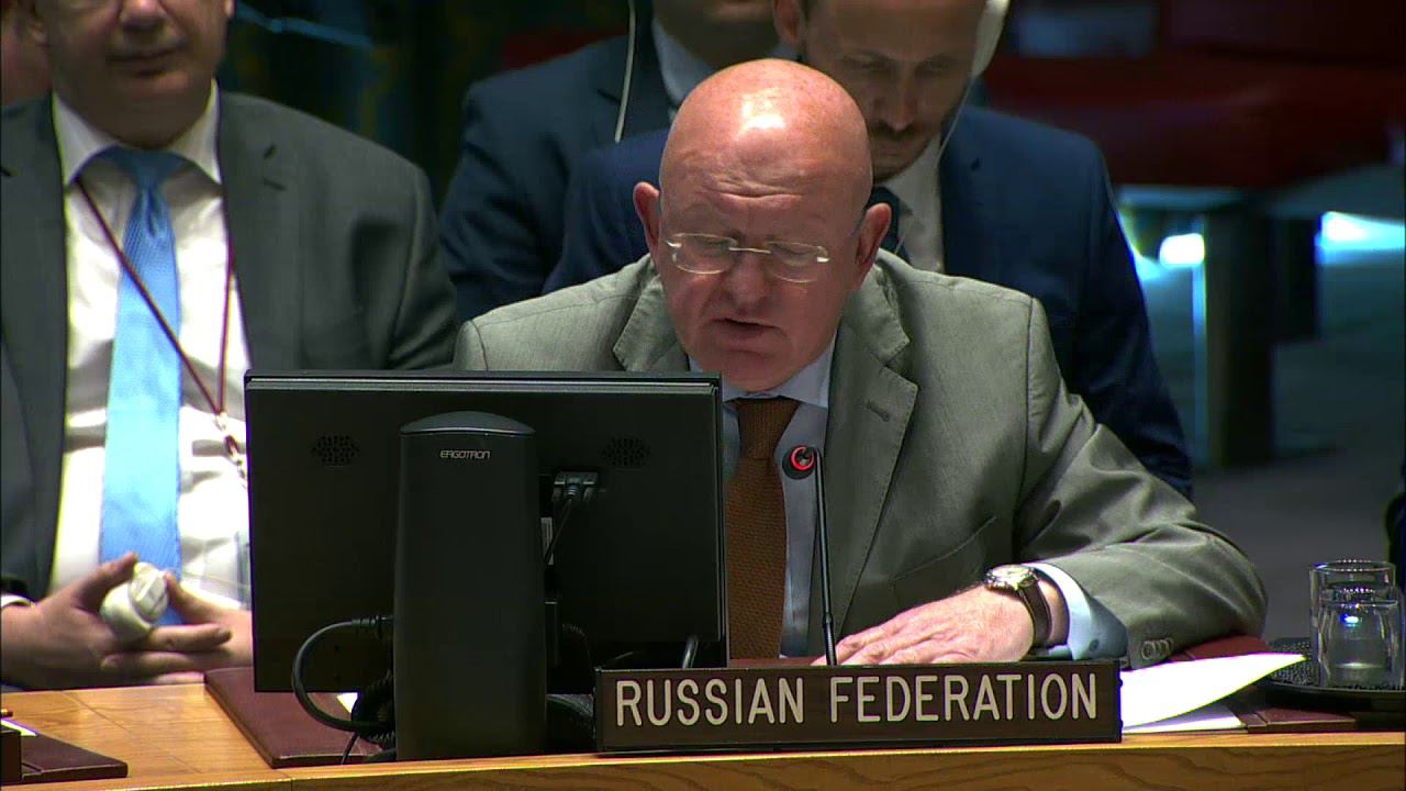 Amb. Nebenzia at the UNSC open debate "Linkage between international terrorism and organized crime"