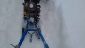 Самодельный отвал для уборки снега на культиватор