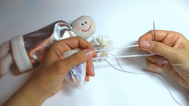 Шью ангела. Видео 2. Рождественский ангел. смотреть онлайн