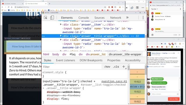 Building a Q & A section using HTML5 CSS3 Pug and Sass - Part 2 смотреть онлайн