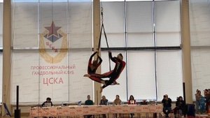 цирковая школа "мы из цирка",дуэт на кольце.Каратаева и Серебрякова