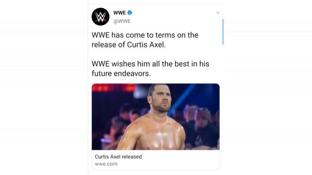WWE SUPERSTAR CURTIS AXEL RELEASED - BREAKING NEWS смотреть онлайн