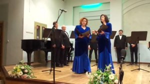 Ж-Б Векерлен "Приди поскорее, весна". Солистки: А.Алексеева, А.Мазурик. Камерный хор Беларуси