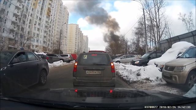 Пожар в Новой трехгорке