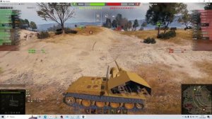 Первый бой на золотой вафле WT auf E100 (#миртанков )