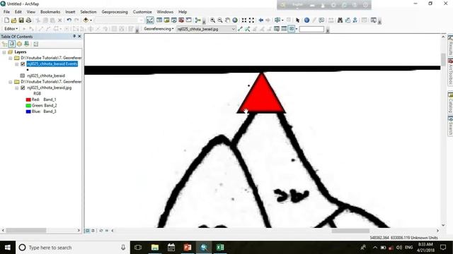 Georeferencing through control point using Excel on ArcGIS смотреть онлайн