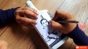 Photo Sketch in Bottle | How to Draw Photo Stencil in Bottle | How to Convert Photo to Stencil |