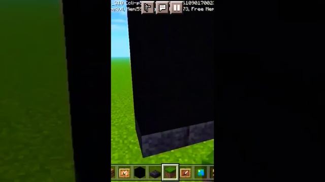 Как построить в Майнкрафте телефон за несколько секунд ? #minecraft #коментария #short #shorts