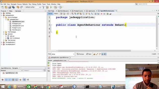 بالعربي Introduction to JADE Framework - Behaviors & Messages смотреть онлайн
