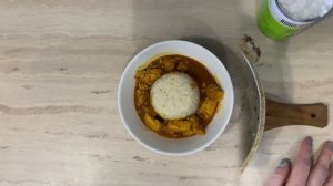 Курица карри в кокосовом молоке.