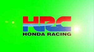 Honda Racing Logo Green Screen