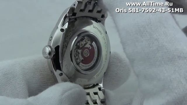 Мужские наручные швейцарские часы Oris 581-7592-43-51MB смотреть онлайн
