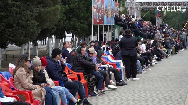 Генеральная репетиция Парада Победы прошла в Каспийске