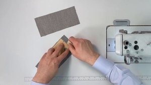 Обработка клапана пиджака