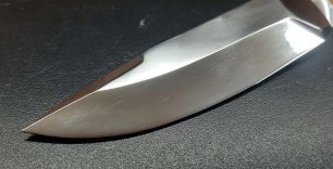 Ручная заточка ножа от Чёрного Мухомора.