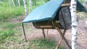 Колода для пчел. Колодовый мед.