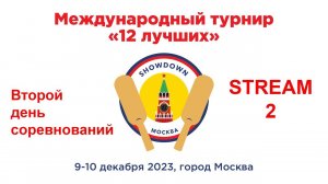 "TOP 12/12 ЛУЧШИХ" ПОТОК 2 Международный турнир по настольному теннису (спорта слепых)