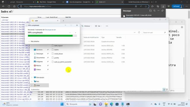 Instalación Python y Anaconda en WSL desde Cero смотреть онлайн