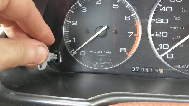 Счётчик замены масла accord CB смотреть онлайн