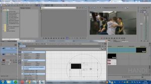Эффект картинка в картинке Sony Vegas