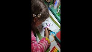 Рисуем с дочкой и сыночком Миледи из 44 котенка