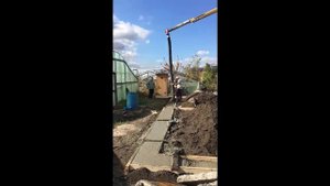 Строительство частных домов в Ростове-на-Дону. Фундамент х.Кривянская