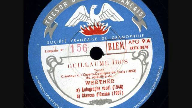 Création de Werther Opéra Comique 16 janvier 1893 смотреть онлайн