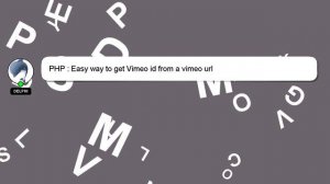 PHP : Easy way to get Vimeo id from a vimeo url
