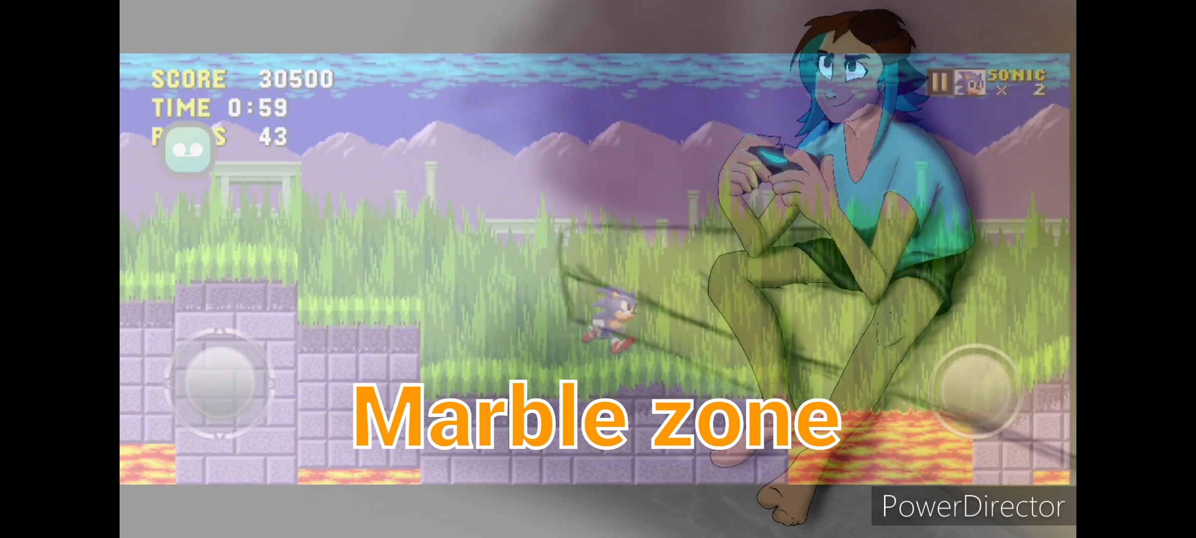 Sonic the Hedgehog 1991 | Прохождение | Marble zone | Act 1-3 (2).mp4
