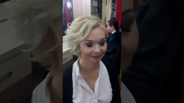 Прическа для невесты короткий волос и макияж смотреть онлайн