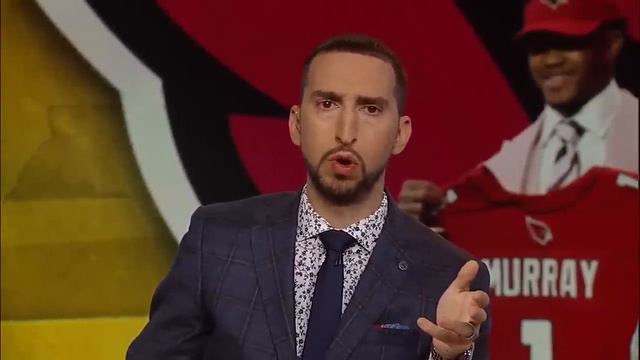 Cardinals select Kyler Murray with first overall pick, Nick & Cris react | NFL | FIRST THINGS FIRST смотреть онлайн