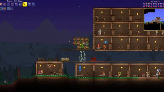 Wall of Flesh + Mimic Chase Terraria #8 смотреть онлайн