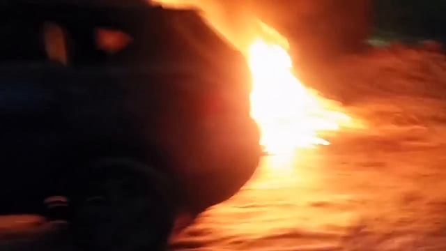 20161212 - Появилось полное видео возгорания Lifan на проспекте Гагарина смотреть онлайн
