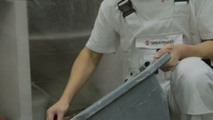 Обучение нанесению декоративной штукатурки механизировано - просто со Sprayplast!